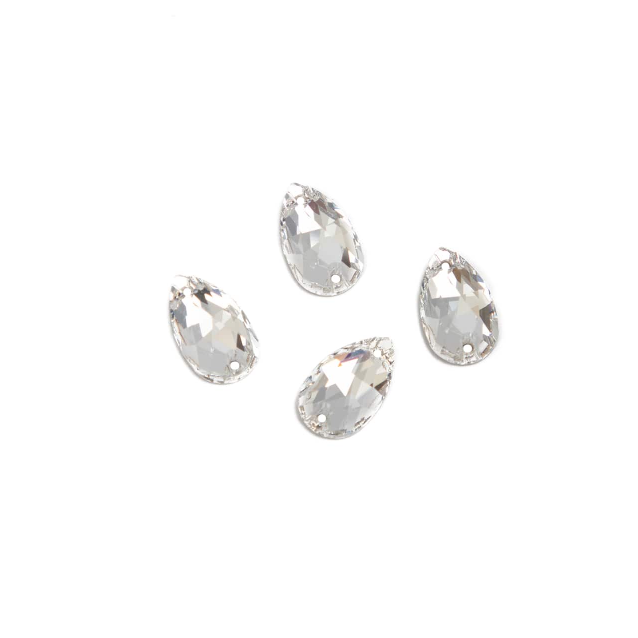 12mm Teardrop Sew-On Austrian Crystals by Bead Landing™, 4ct.